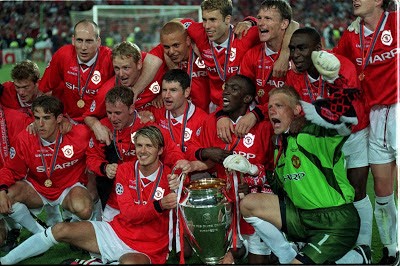 5 Kota Berawalan M yang Pernah Juara Liga Champion Eropa 5 Manchester United 99