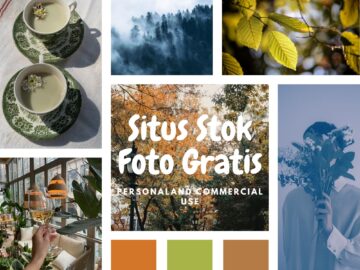 Green Aesthetic Minimalist Mood Board Photo Collage