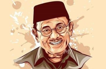 Bendera Setengah Tiang Untuk BJ Habibie