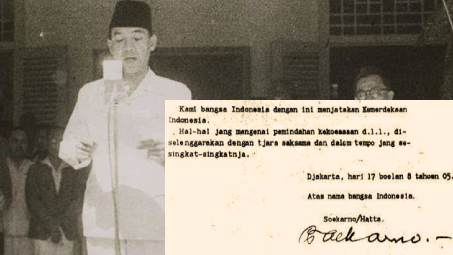 Peristiwa Sejarah Proklamasi Kemerdekaan RI 1945 - BekelSego