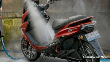 Ilustrasi cucian motor polytron