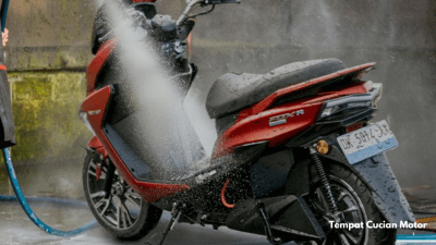 Ilustrasi cucian motor polytron