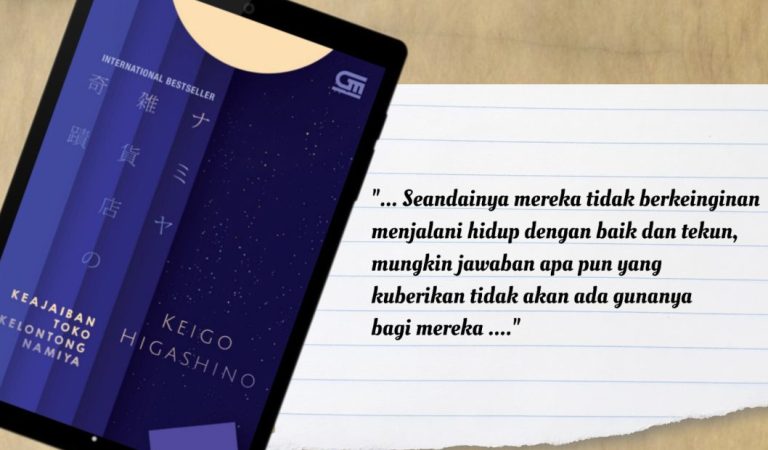 Review Buku Keajaiban Toko Kelontong Namiya, Misteri Kapsul Waktu dan Surat Balasan Pembawa Kesuksesan