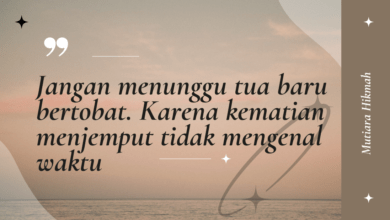 Mutiara hikmah tentang kematian