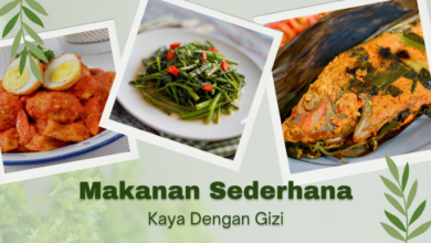 Makanan sederhana kaya dengan gizi