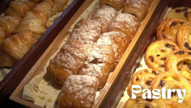 Ilustrasi pastry dari berbagai negara