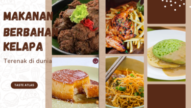 Makanan berbahan kelapa terenak versi Taste Atlas