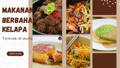 Makanan berbahan kelapa terenak versi Taste Atlas