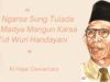 Pemikiran pemikiran Ki Hajar Dewantara