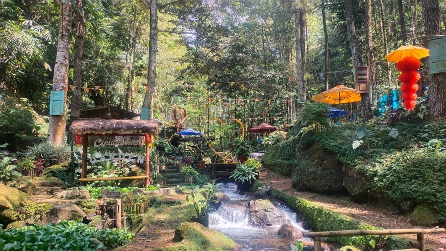 Ciputrawangi garden di Curug Ciputrawangi