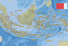 Peta Geografis Indonesia