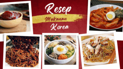 Resep makanan korea