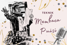 Ilustrasi membaca puisi