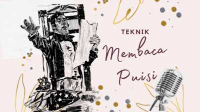 Ilustrasi membaca puisi