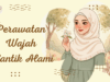 Ilustrasi wajah cantik alami