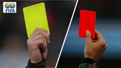 kartu kuning dan kartu merah dalam sepak bola