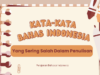 Kata dalam bahasa indonesia