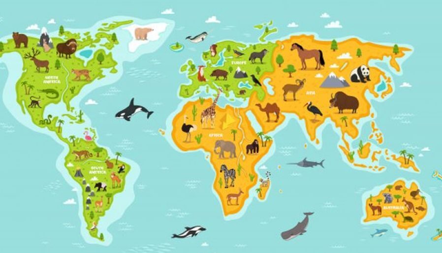 Peta Sebaran keanekaragaman hayati Dunia e1769091995539