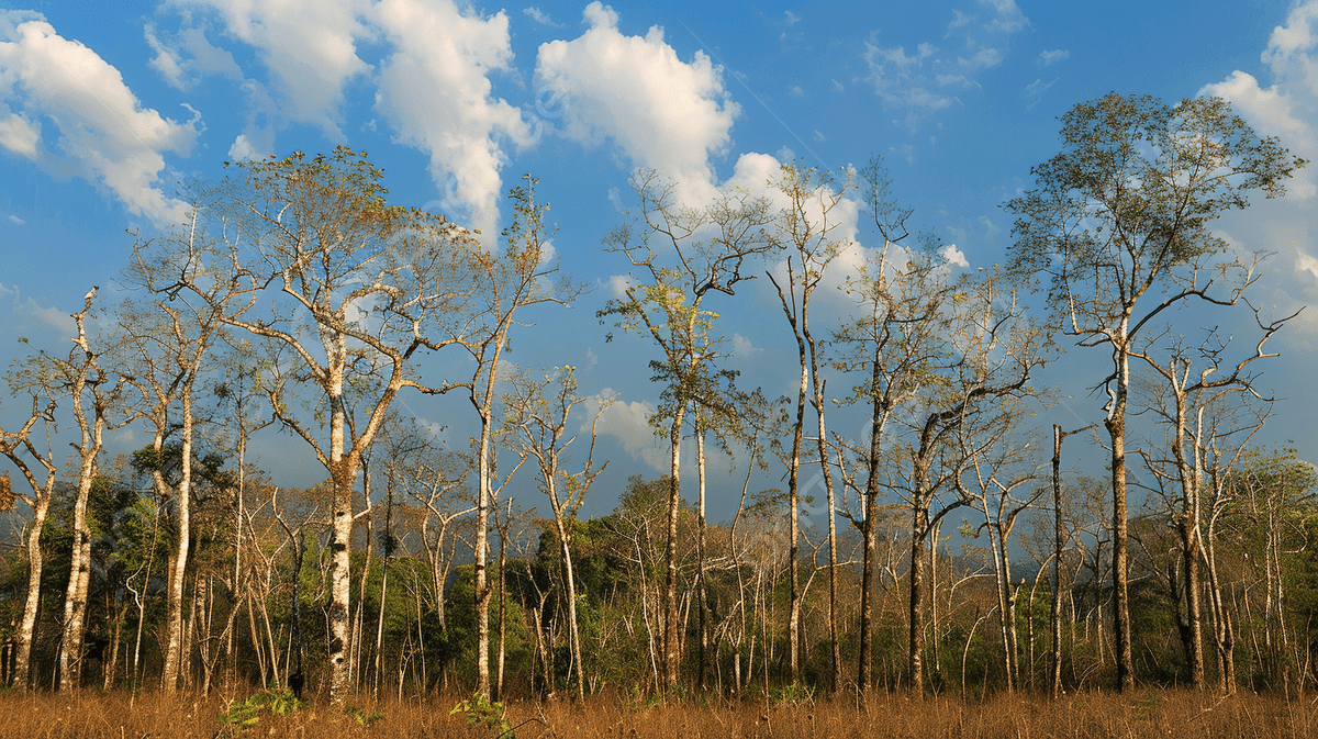 Bukan Cuma Manusia, Ternyata Tumbuhan Juga Punya Jadwal Puasa 1 Pohon jati